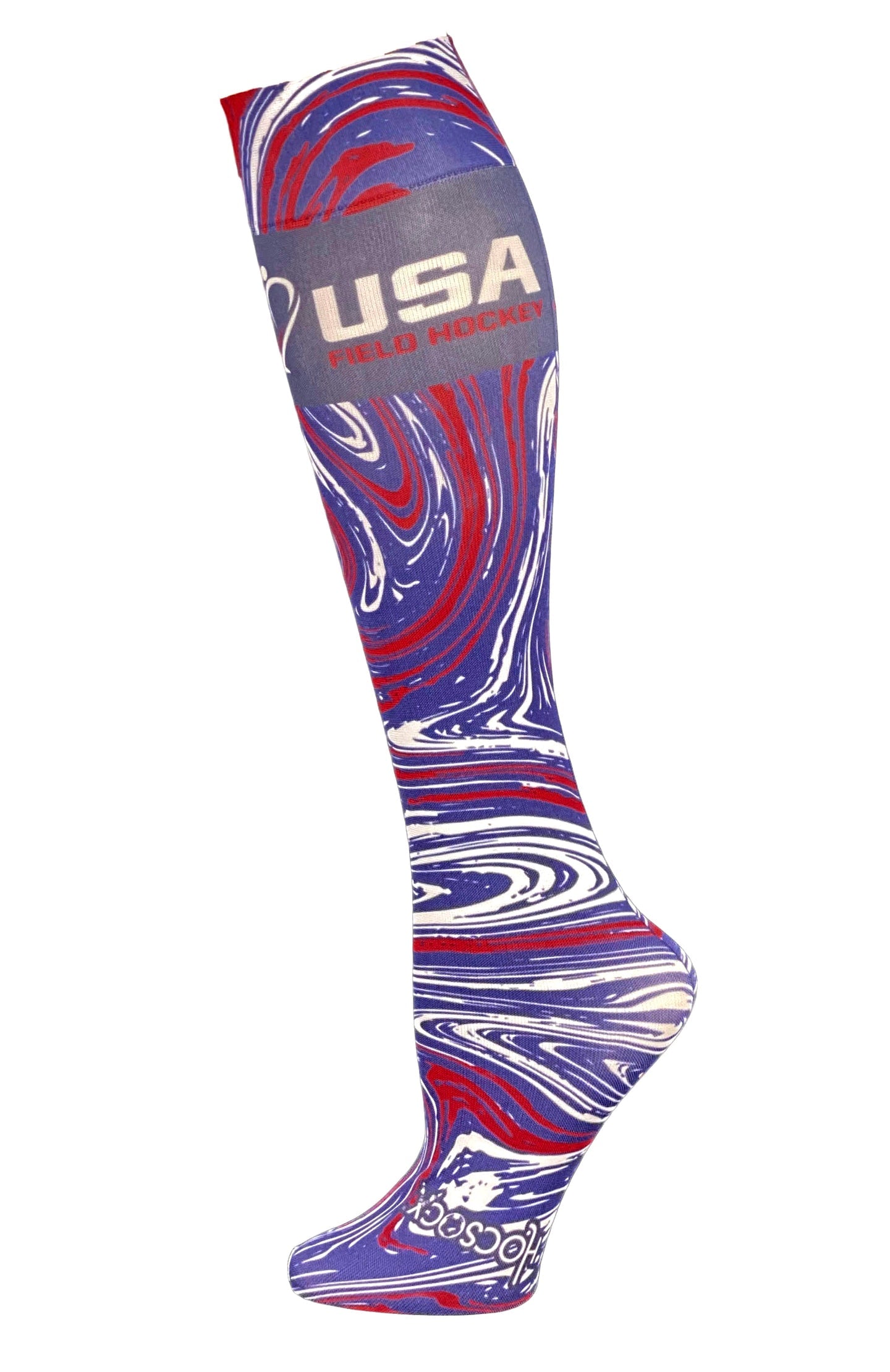 USA FIELD HOCKEY SWIRLS HOCSOCX