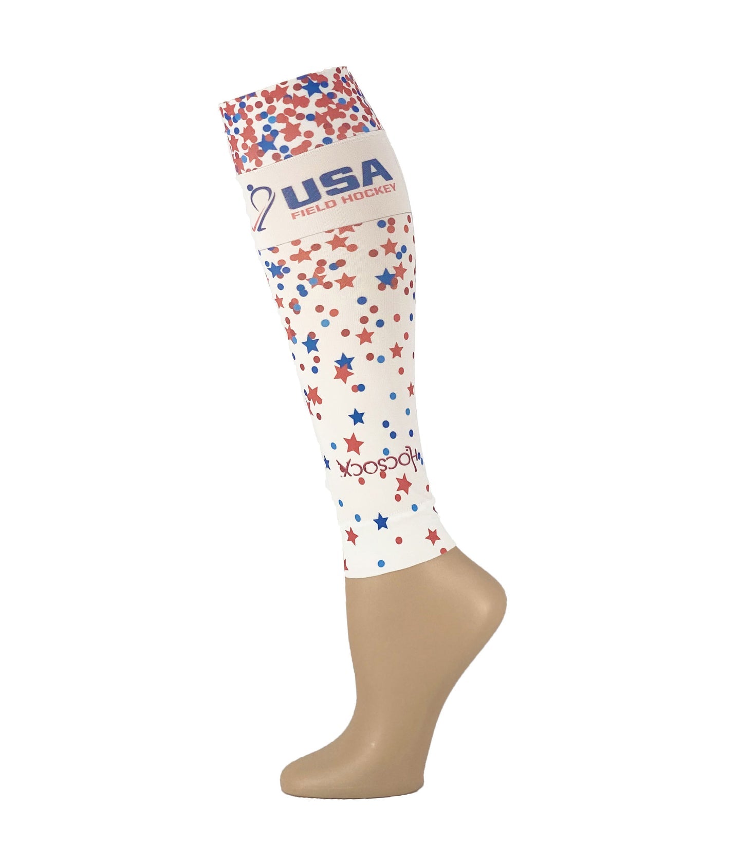 USA FIELD HOCKEY CONFETTI HOCSOX FOOTLESS